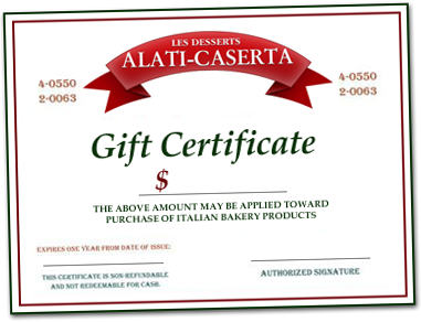 Gift Certificate Alati Caserta
